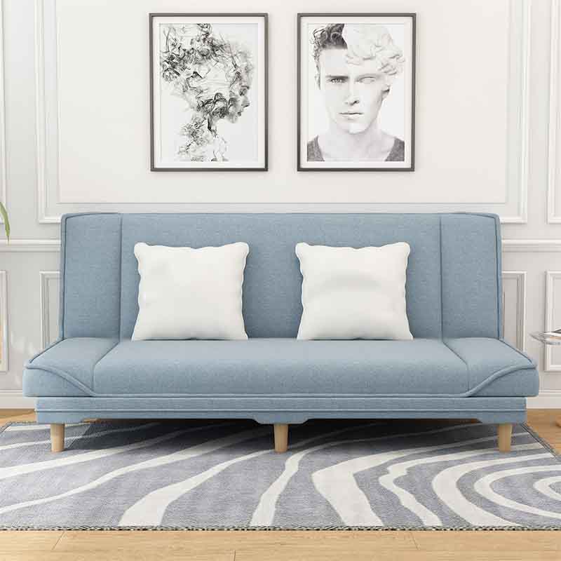 Cabrio Armless Sofa 48 "W Modernes Sofa mit Baumwollmischung für Wohnzimmer