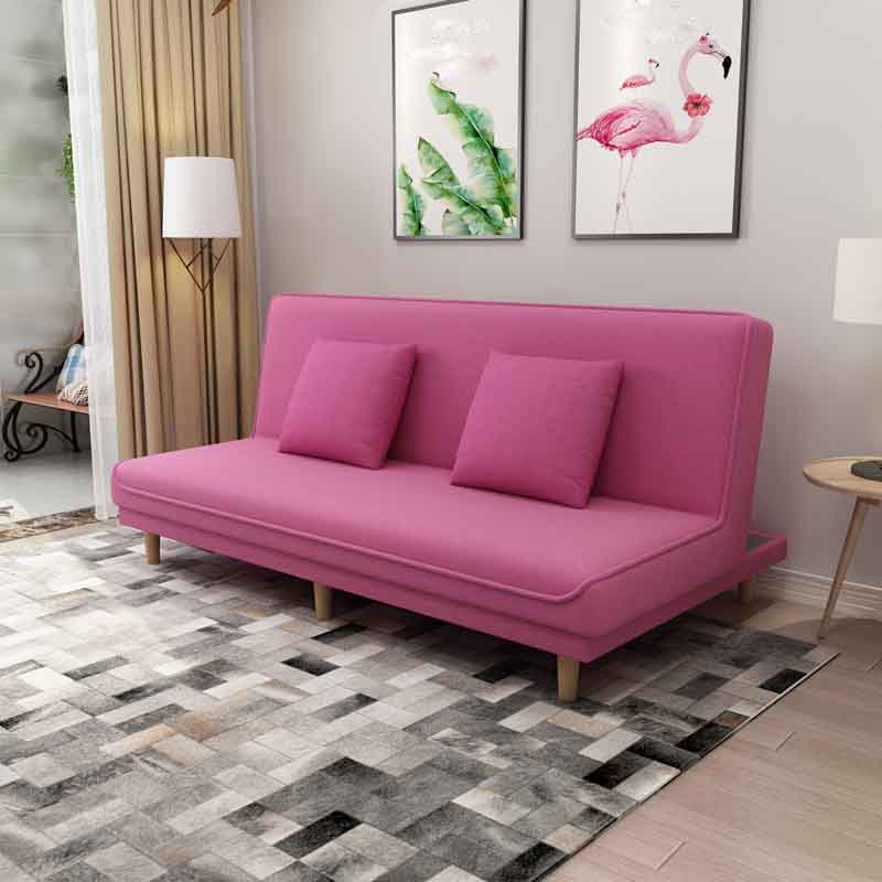 Cabrio Armless Sofa 48 "W Modernes Sofa mit Baumwollmischung für Wohnzimmer