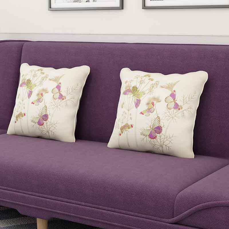 Cabrio Armless Sofa 48 "W Modernes Sofa mit Baumwollmischung für Wohnzimmer