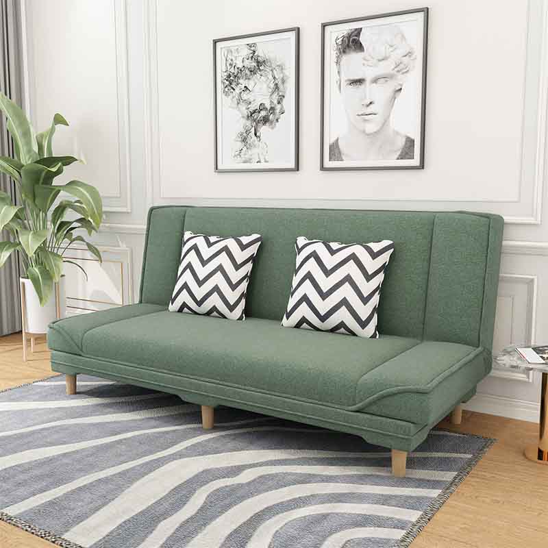 Cabrio Armless Sofa 48 "W Modernes Sofa mit Baumwollmischung für Wohnzimmer
