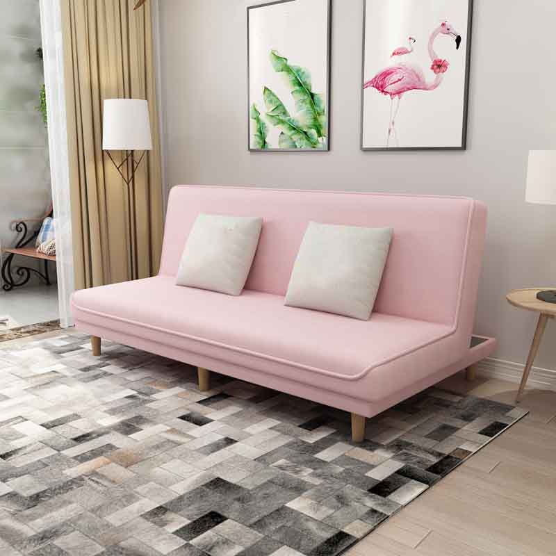 Cabrio Armless Sofa 48 "W Modernes Sofa mit Baumwollmischung für Wohnzimmer