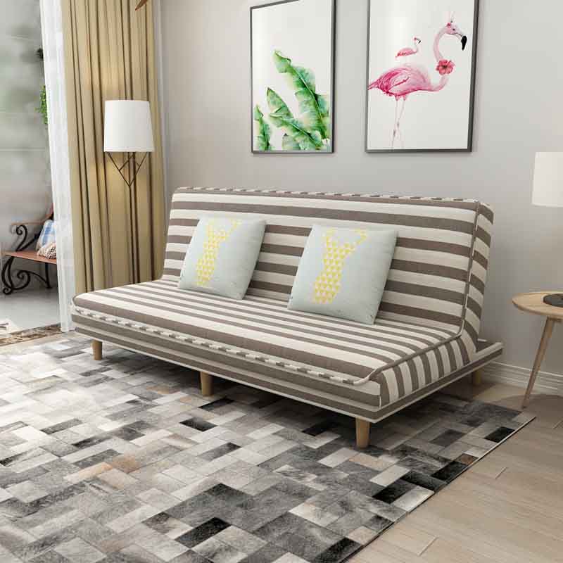 Cabrio Armless Sofa 48 "W Modernes Sofa mit Baumwollmischung für Wohnzimmer