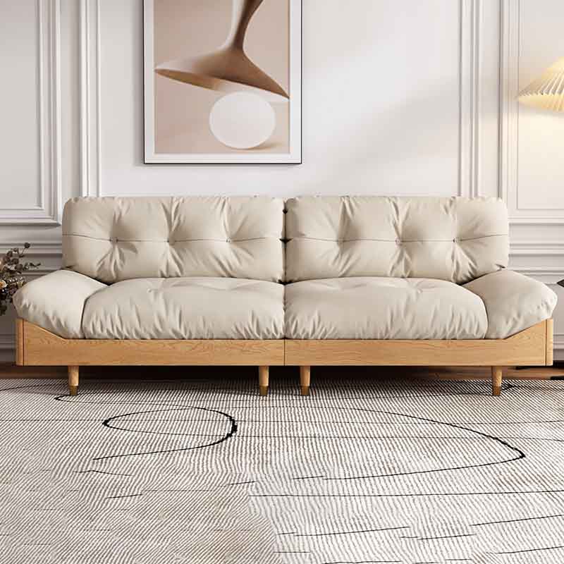 Canapé moderne tufté sans bras 35 "w canapé arrière lâche pour le salon