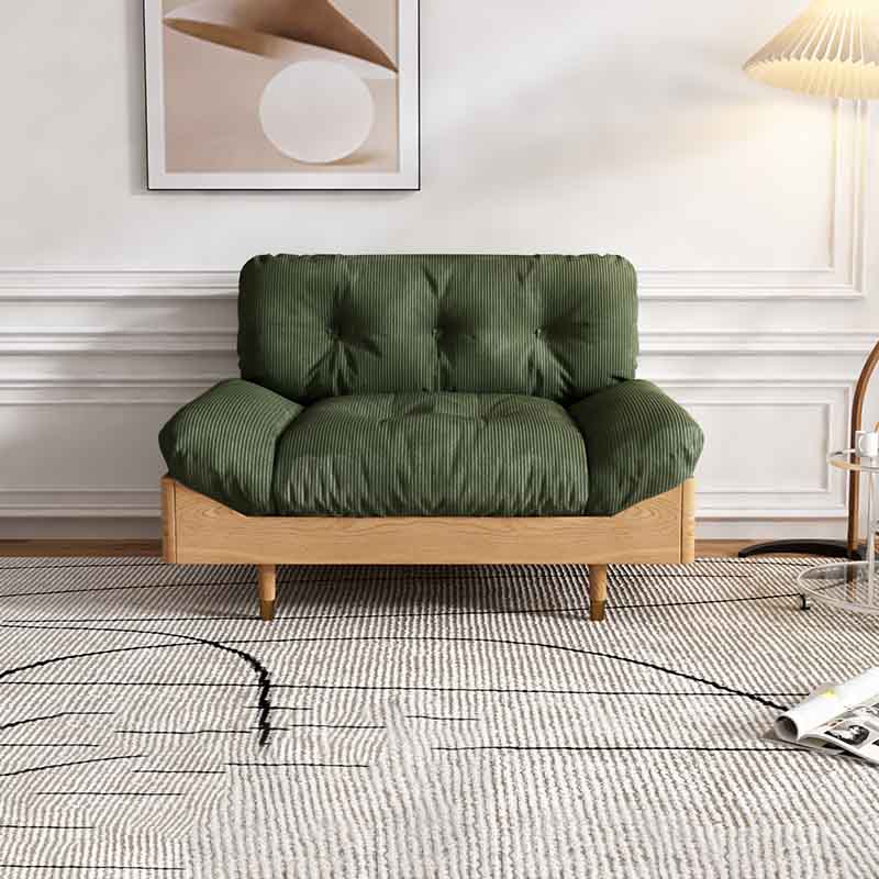 Canapé moderne tufté sans bras 35 "w canapé arrière lâche pour le salon