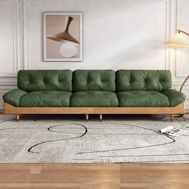 Canapé moderne tufté sans bras 35 "w canapé arrière lâche pour le salon