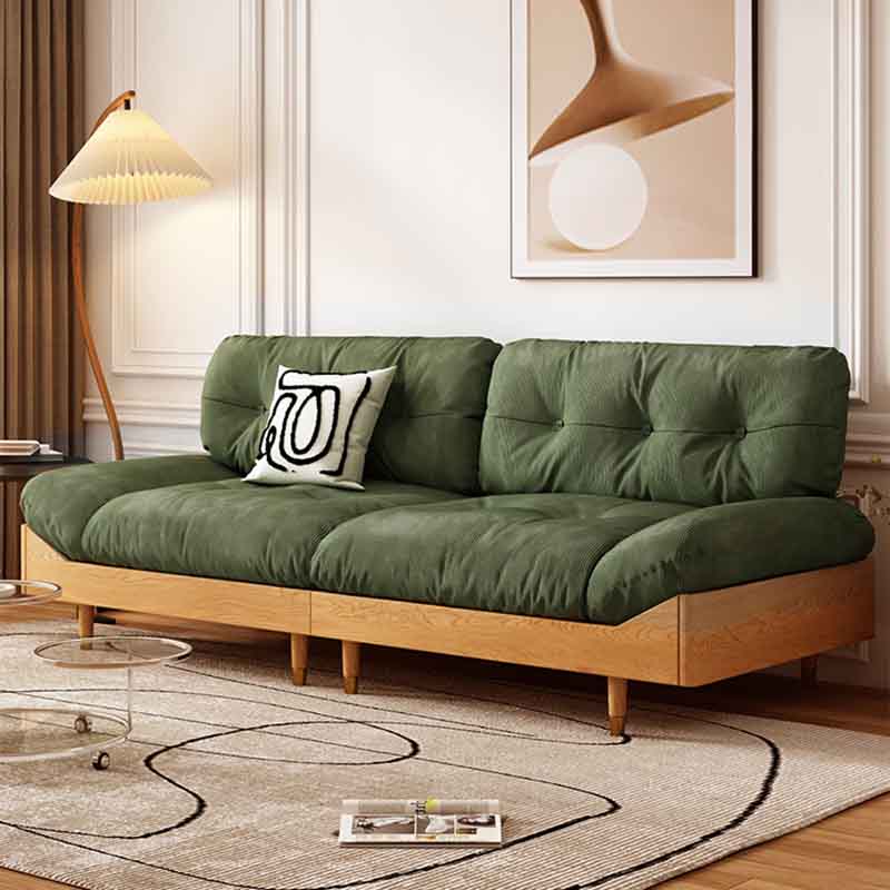 Canapé moderne tufté sans bras 35 "w canapé arrière lâche pour le salon