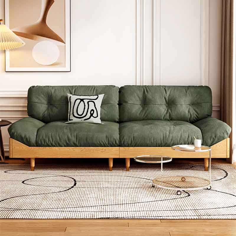 Canapé moderne tufté sans bras 35 "w canapé arrière lâche pour le salon