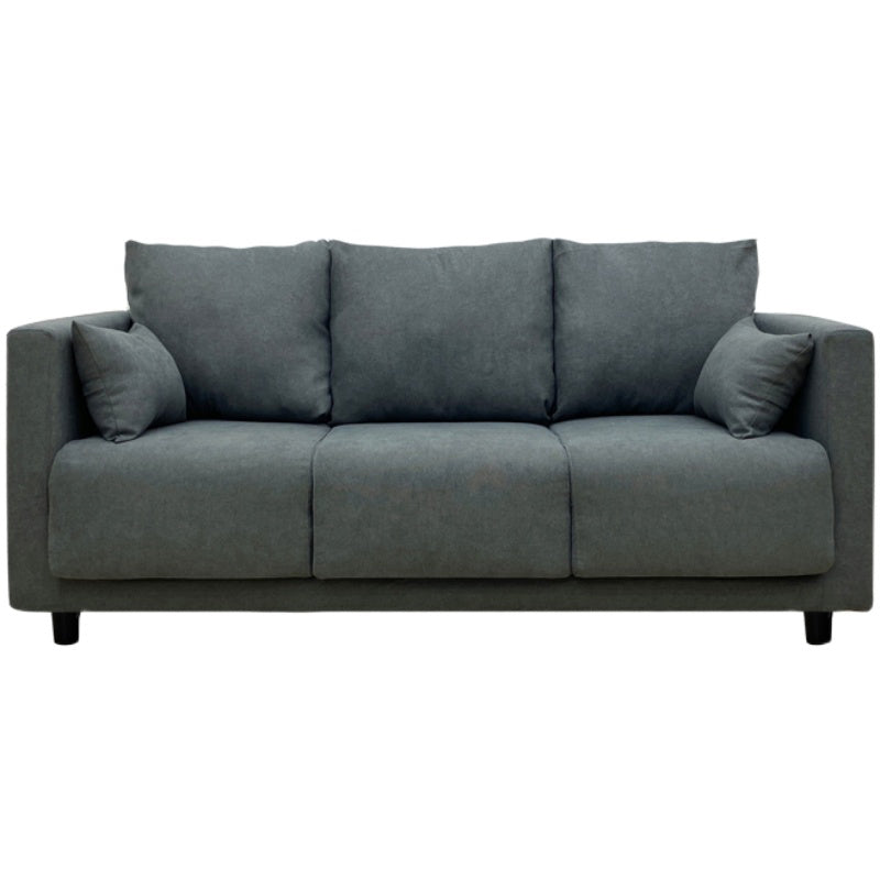 Square Arm Modern Sofa with Tight Seat and Loose Back for Living Room