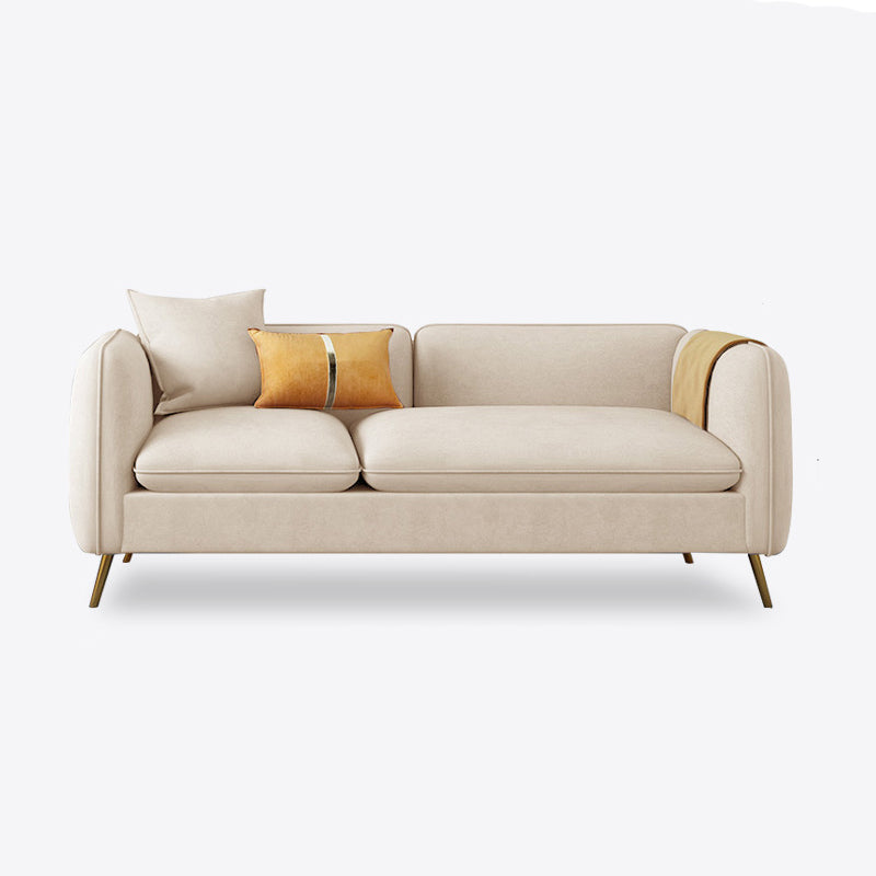 con 2 almohadas sofá de brazo de esmoquin 30.3 "d x 26.38" H cojines de terciopelo sofá