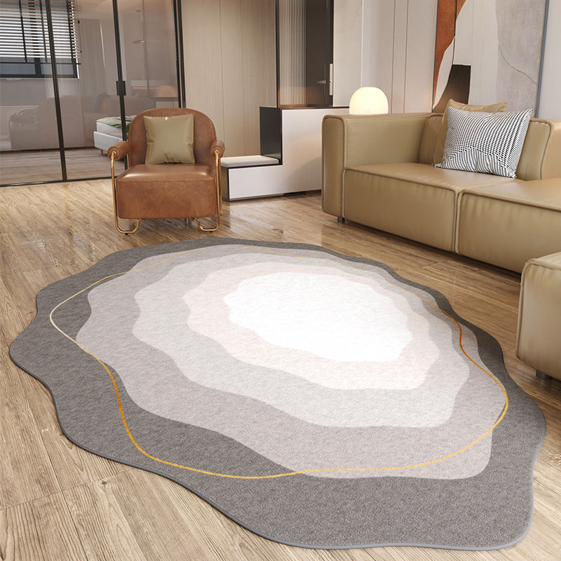 Groen Modern Rug Polyester Gradiënt Rug Stain Resistant Rug voor woonkamer