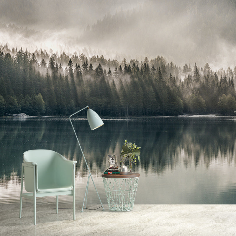 Modern Style Wall Mural Wallpaper Environment Friendly Forest Bedroom Wall Mural