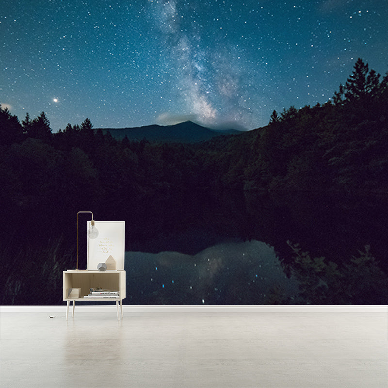 Modern Style Wall Mural Wallpaper Environment Friendly Forest Bedroom Wall Mural