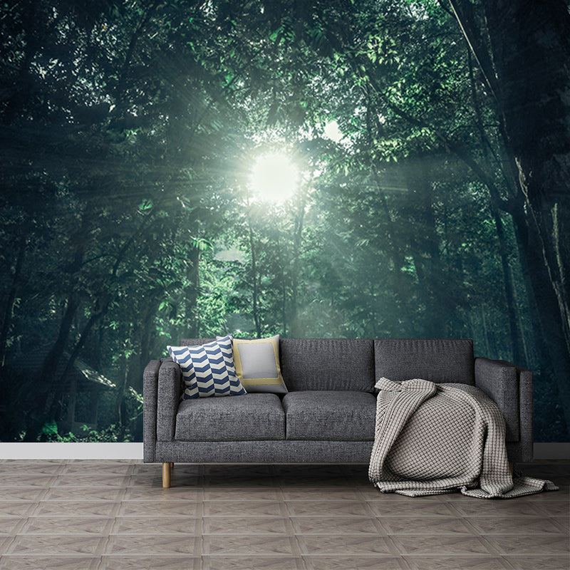 Environment Friendly Mural Wallpaper Forest Photography Bedroom Wall Mural