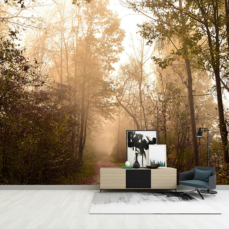 Wallpaper Forest Mildew Resistant Mural Photography Sleeping Room Wall Mural
