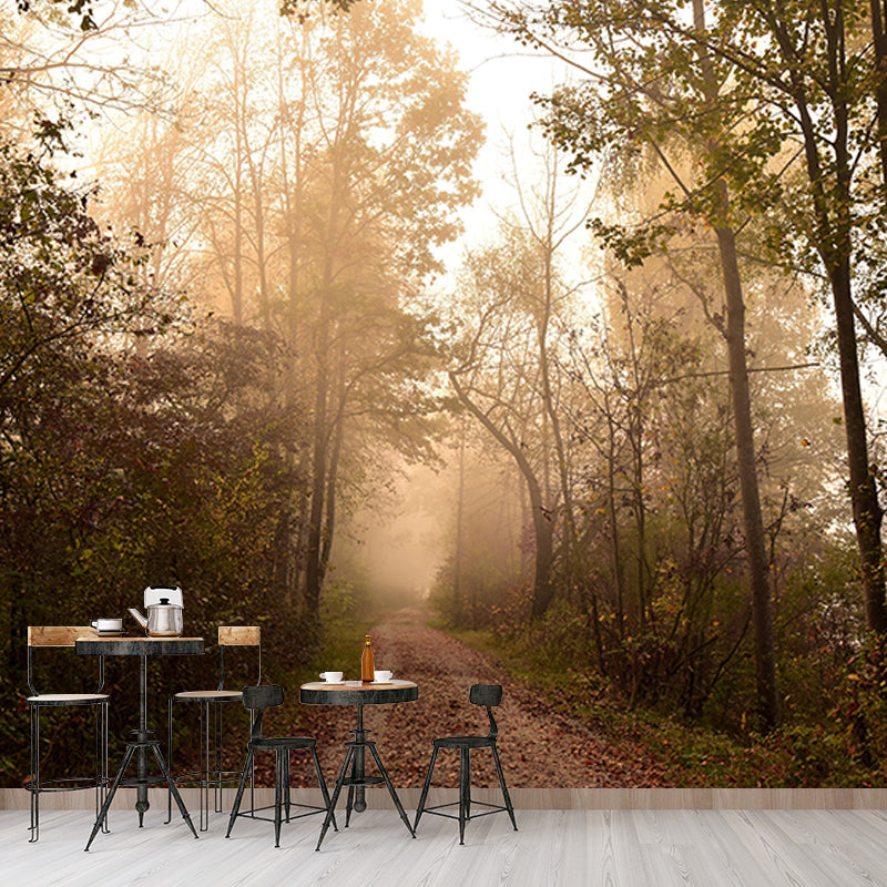 Wallpaper Forest Mildew Resistant Mural Photography Sleeping Room Wall Mural