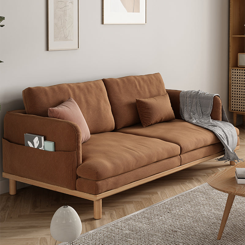 Velvet bank 35 "W verzonken armbank met opslag voor woonkamer