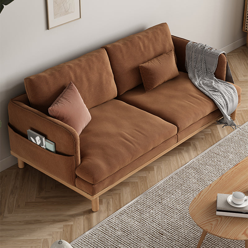 Velvet bank 35 "W verzonken armbank met opslag voor woonkamer