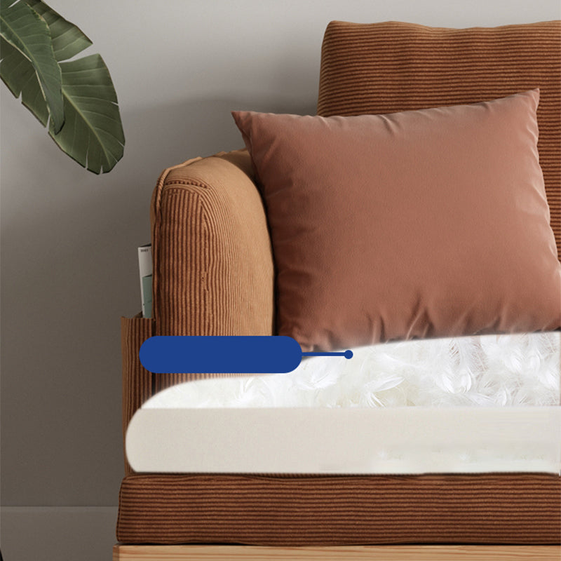 Velvet bank 35 "W verzonken armbank met opslag voor woonkamer