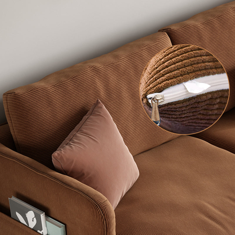 Velvet bank 35 "W verzonken armbank met opslag voor woonkamer