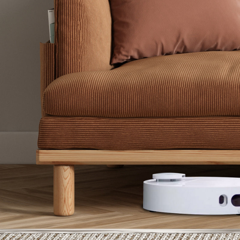 Velvet bank 35 "W verzonken armbank met opslag voor woonkamer