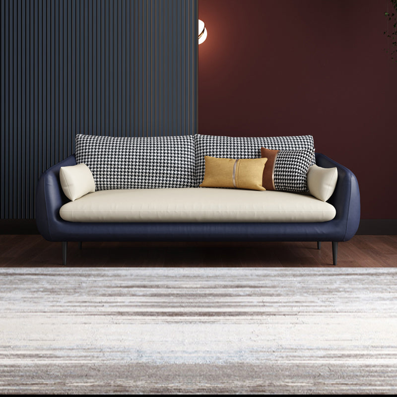 80,00 "H Black Technology Black Custine Cuscino Moderno di divano a braccio quadrato