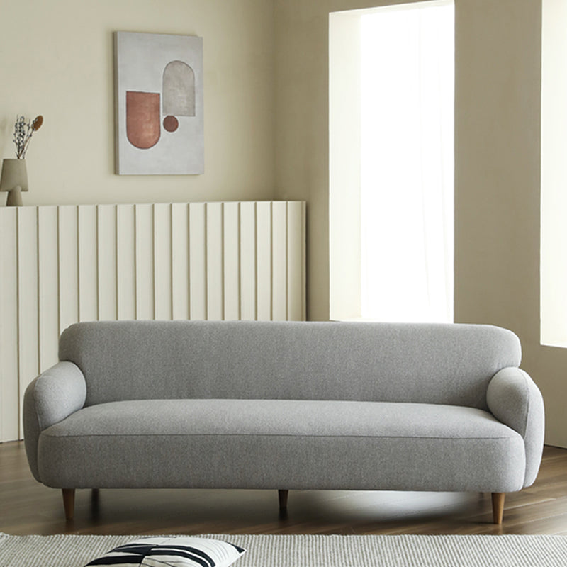 Scandinavian Recessed Arm Standard Tight Back for Living Room