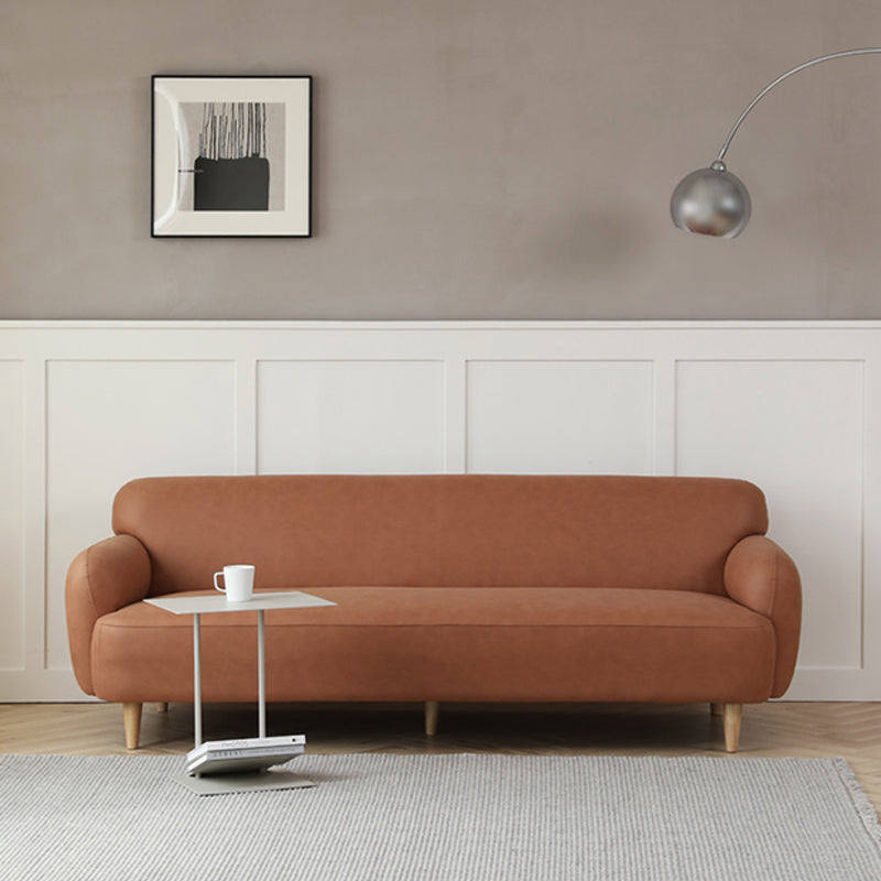 Scandinavian Recessed Arm Standard Tight Back for Living Room