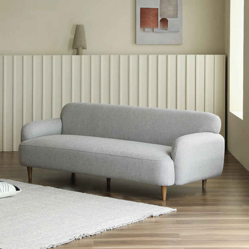 Scandinavian Recessed Arm Standard Tight Back for Living Room