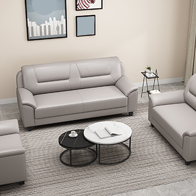 31,50 "H divano braccio top con cuscino in pelle finta con cuscini per soggiorno