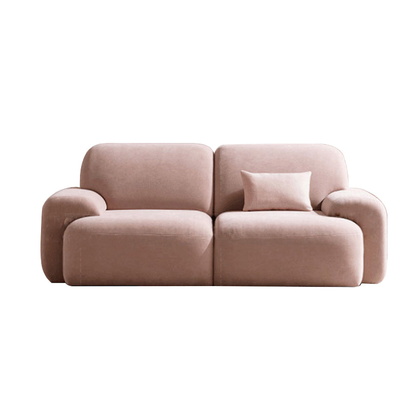 Cojines estándar sofá de terciopelo 37.4 "W con brazo empotrado para sala de estar