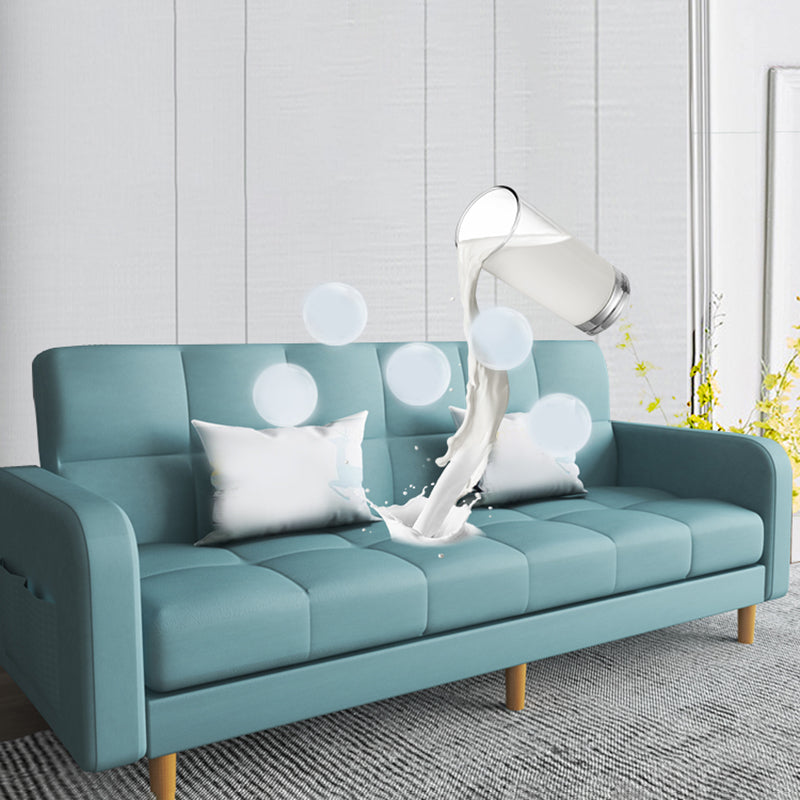 Vierkante arm moderne bank met Biscuit Back Storage Sofa voor woonkamer
