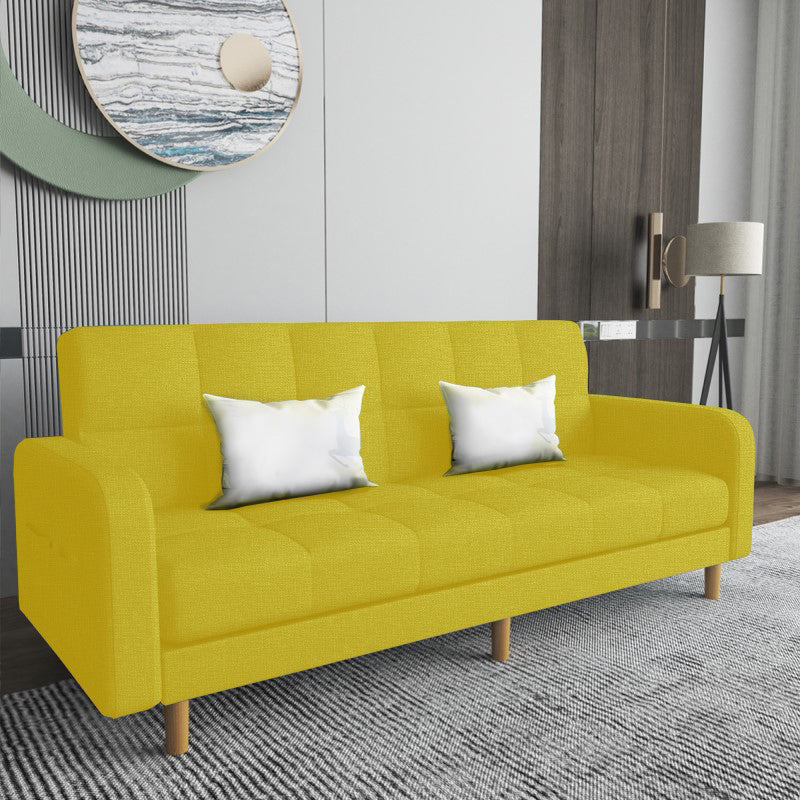 Vierkante arm moderne bank met Biscuit Back Storage Sofa voor woonkamer