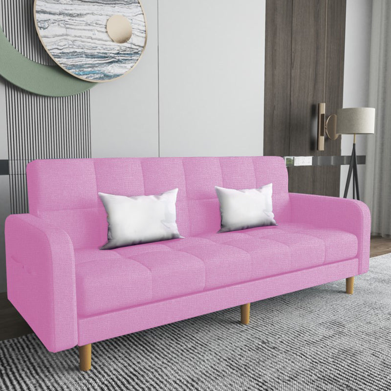 Vierkante arm moderne bank met Biscuit Back Storage Sofa voor woonkamer
