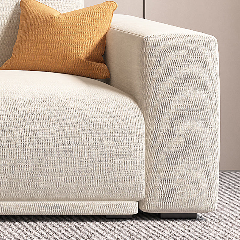 30" High Square Arm Modern Standard Sofa with Tight Back for Living Room, Apartment