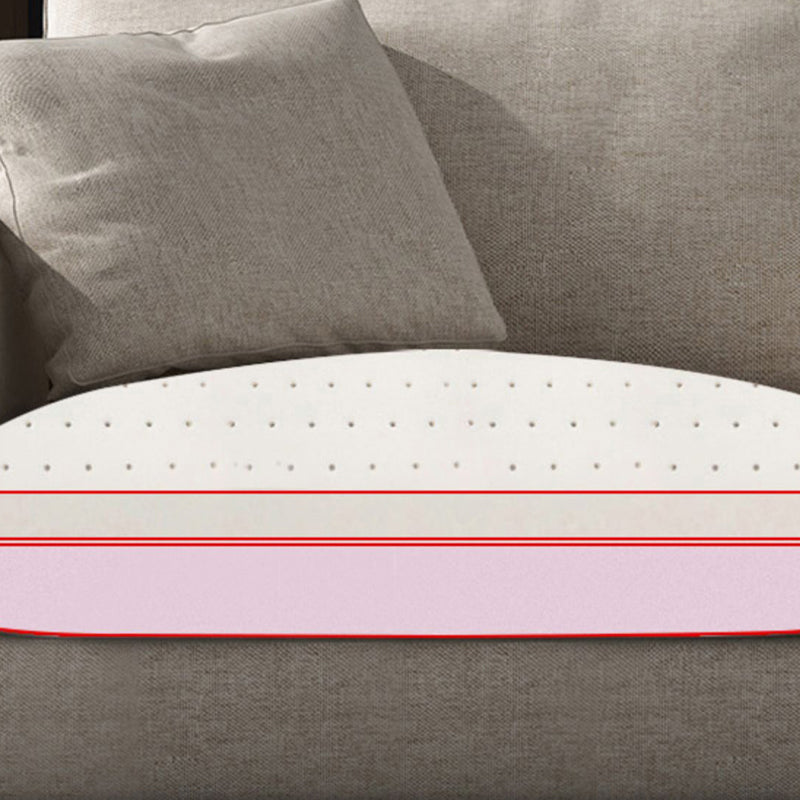 Square Armlehnen Latex/Schwamm gepolstertes Stoff Design Holzbasisofa