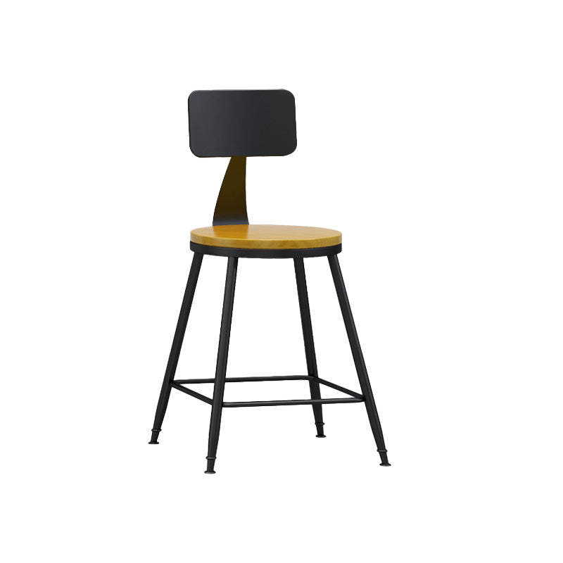 Industrial Style Bar-stool Metal Legs Counter Stool for Kitchen Bar