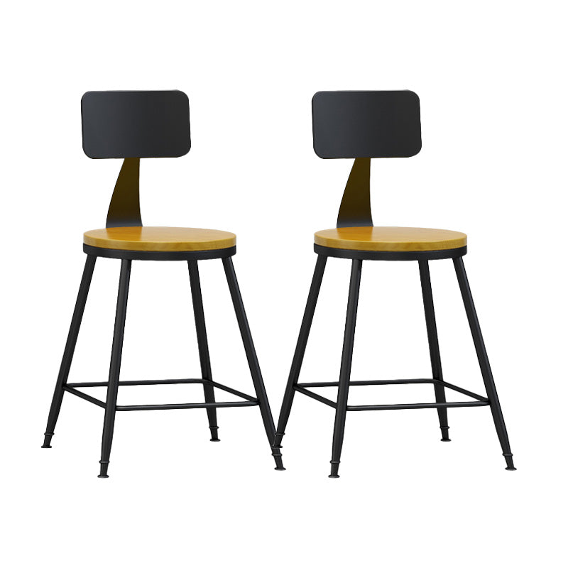 Industrial Style Bar-stool Metal Legs Counter Stool for Kitchen Bar