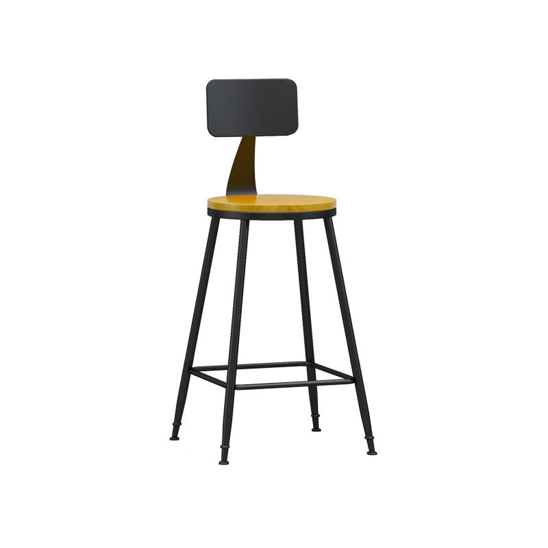 Industrial Style Bar-stool Metal Legs Counter Stool for Kitchen Bar