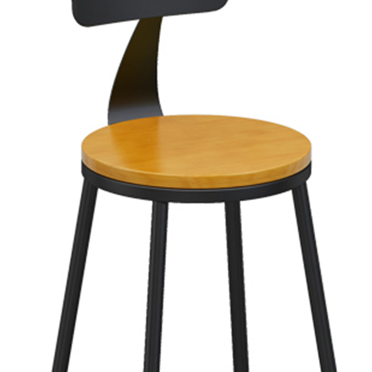 Industrial Style Bar-stool Metal Legs Counter Stool for Kitchen Bar