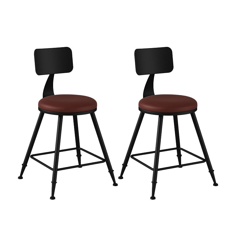 Industrial Style Bar-stool Metal Legs Counter Stool for Kitchen Bar