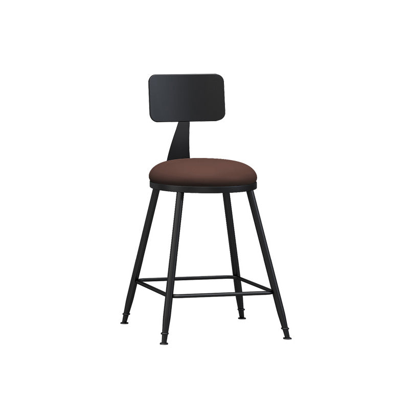 Industrial Style Bar-stool Metal Legs Counter Stool for Kitchen Bar