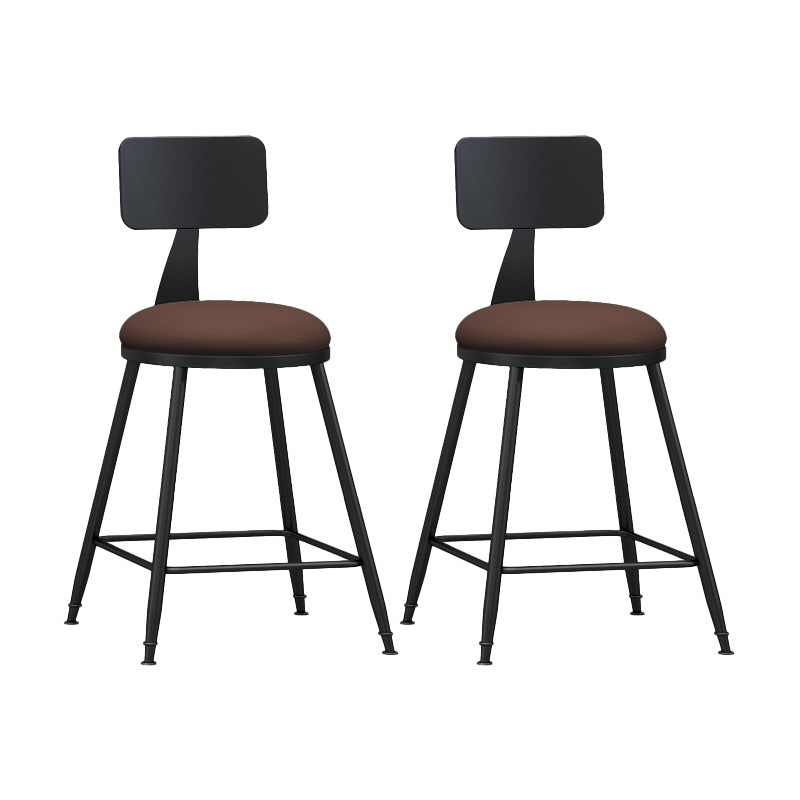Industrial Style Bar-stool Metal Legs Counter Stool for Kitchen Bar