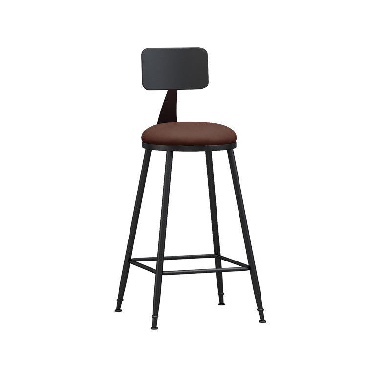 Industrial Style Bar-stool Metal Legs Counter Stool for Kitchen Bar