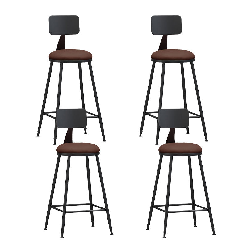 Industrial Style Bar-stool Metal Legs Counter Stool for Kitchen Bar