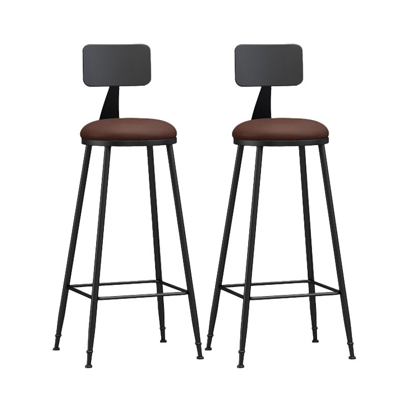 Industrial Style Bar-stool Metal Legs Counter Stool for Kitchen Bar