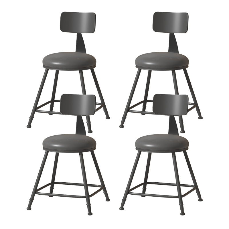 Industrial Style Bar-stool Metal Legs Counter Stool for Kitchen Bar