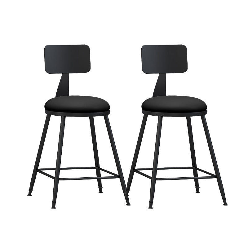 Industrial Style Bar-stool Metal Legs Counter Stool for Kitchen Bar