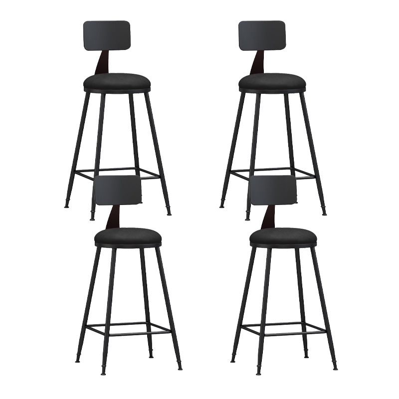 Industrial Style Bar-stool Metal Legs Counter Stool for Kitchen Bar