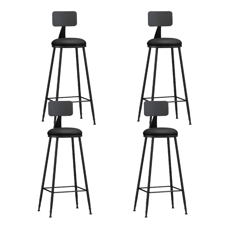 Industrial Style Bar-stool Metal Legs Counter Stool for Kitchen Bar