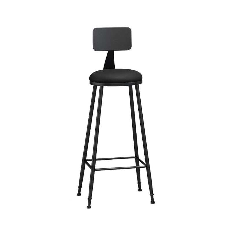 Industrial Style Bar-stool Metal Legs Counter Stool for Kitchen Bar